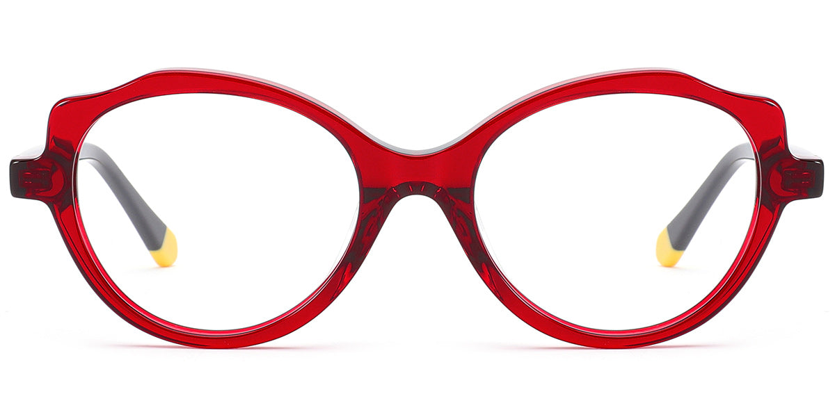 Kid's Acetate Oval Cat Eye Frame F7104