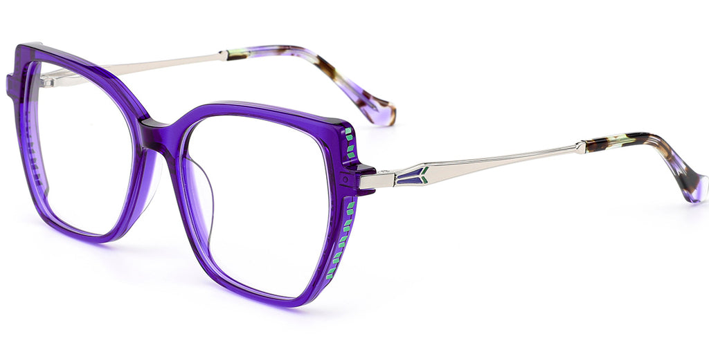 Acetate Square Frame F7854